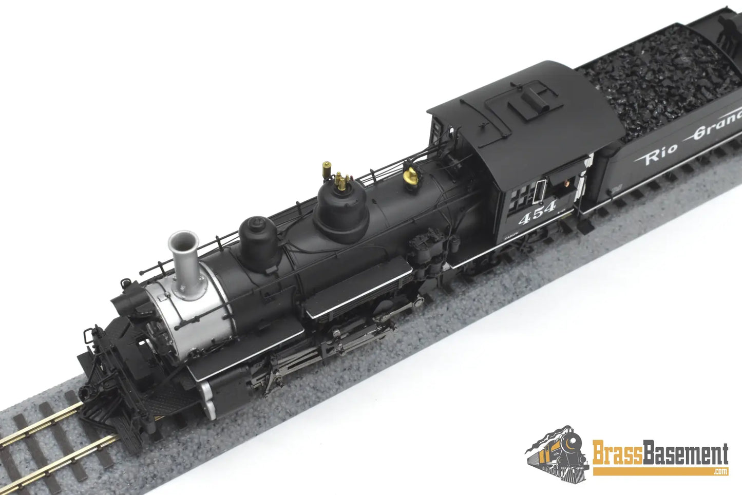 HOn3 Brass - Division Point Rio Grande DRGW K-27 2-8-2 #454 - Boo-Rim MINT Steam