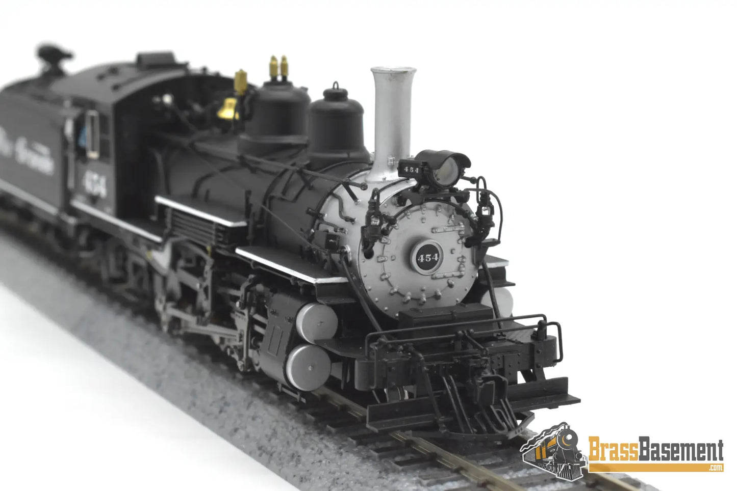 HOn3 Brass - Division Point Rio Grande DRGW K-27 2-8-2 #454 - Boo-Rim MINT Steam