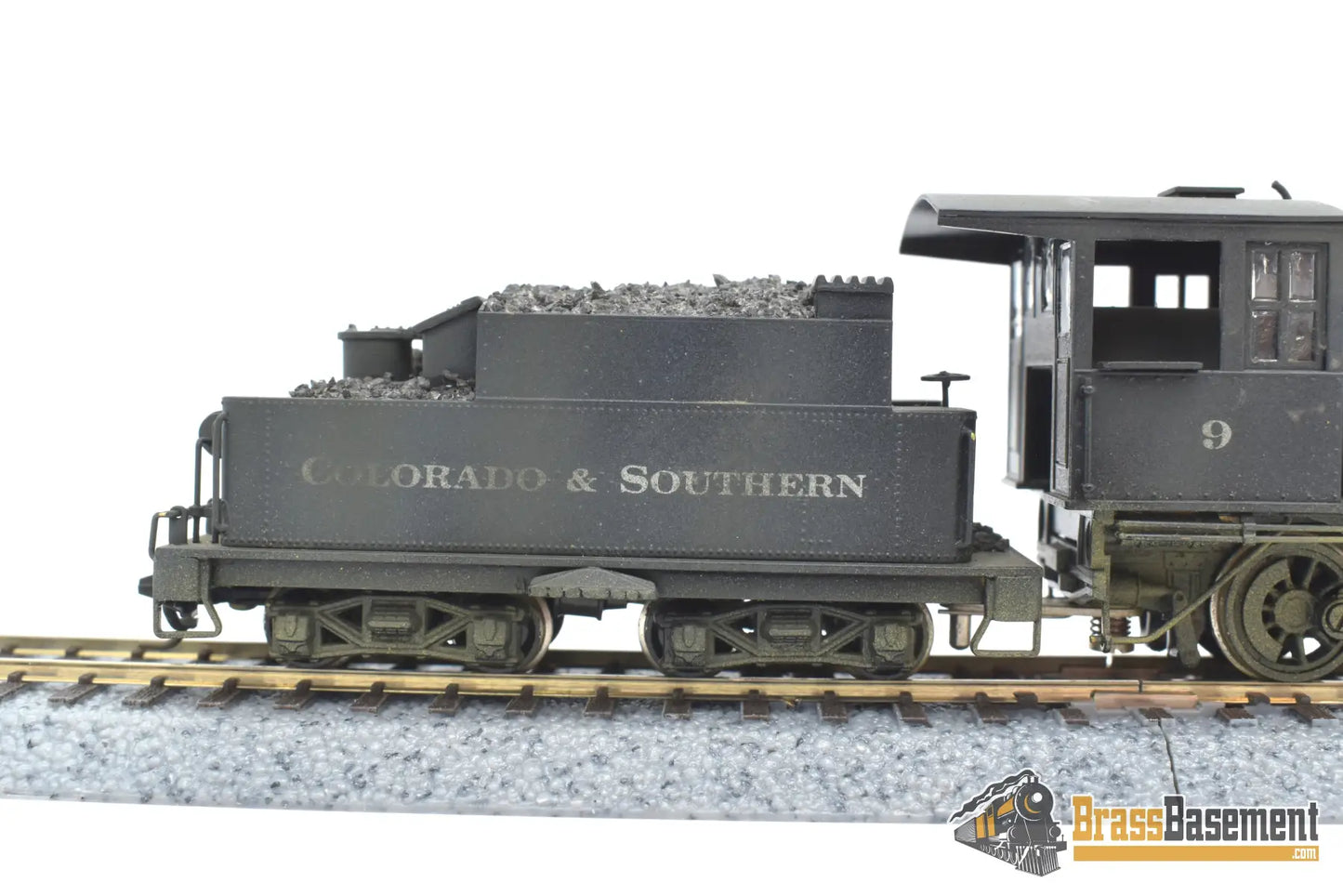 Hon3 Brass - Lambert Colorado & Southern C&S 2 - 6 - 0 #9 W/ Beartrap Stack C/P Steam