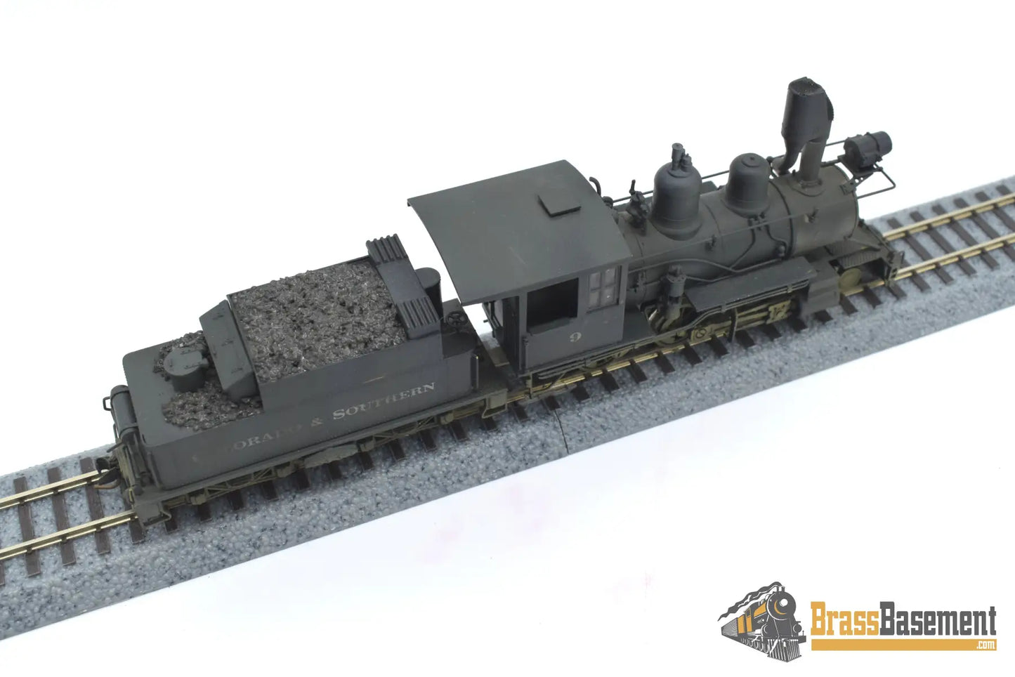 Hon3 Brass - Lambert Colorado & Southern C&S 2 - 6 - 0 #9 W/ Beartrap Stack C/P Steam