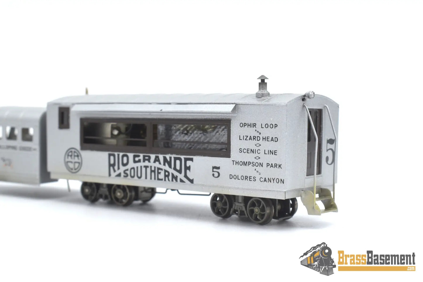 Hon3 Brass - Lambert Rio Grande Southern Rgs Galloping Goose #5 F/P Full Interior Passenger