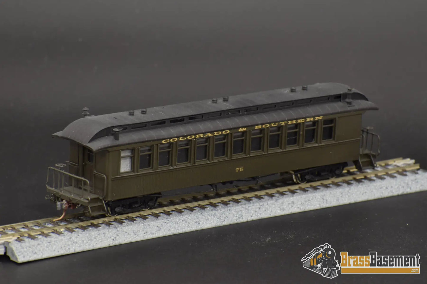 Hon3 Brass - Omi 3177 Colorado & Southern Coach #75 Great Custom Passenger