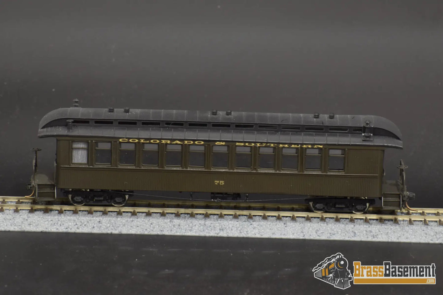 Hon3 Brass - Omi 3177 Colorado & Southern Coach #75 Great Custom Passenger