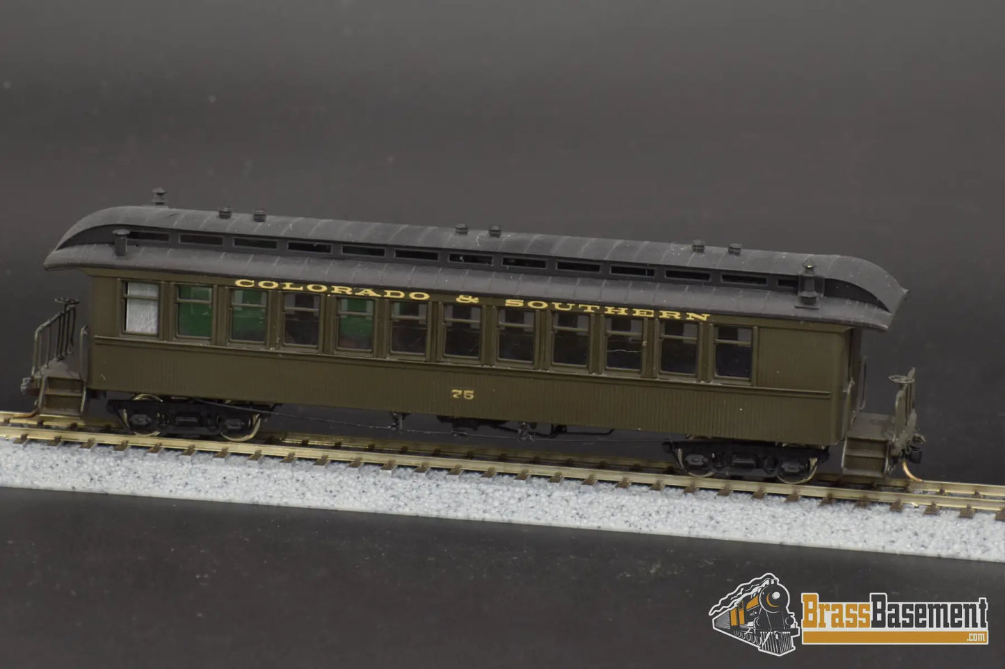 Hon3 Brass - Omi 3177 Colorado & Southern Coach #75 Great Custom Passenger