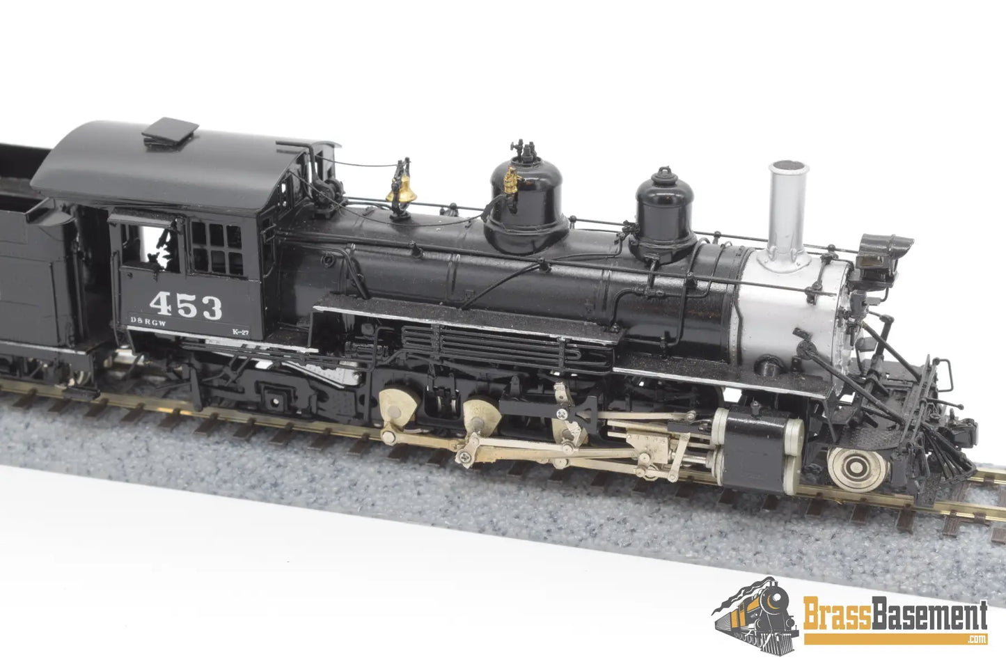Hon3 Brass - Psc 15099 - 1 Rio Grande D&Rgw K27 2 - 8 - 2 #453 Steam