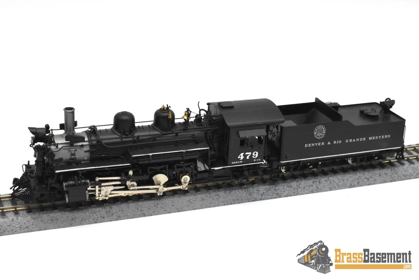 HOn3 Brass PSC 15214 11 D&RGW Rio Grande K 28 2 8 2 #479 1994 RUN FP Moffat Tunnel Steam