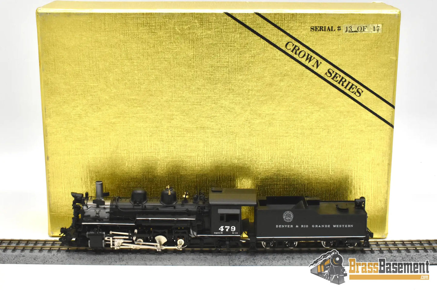 HOn3 Brass PSC 15214 11 D&RGW Rio Grande K 28 2 8 2 #479 1994 RUN FP Moffat Tunnel Steam