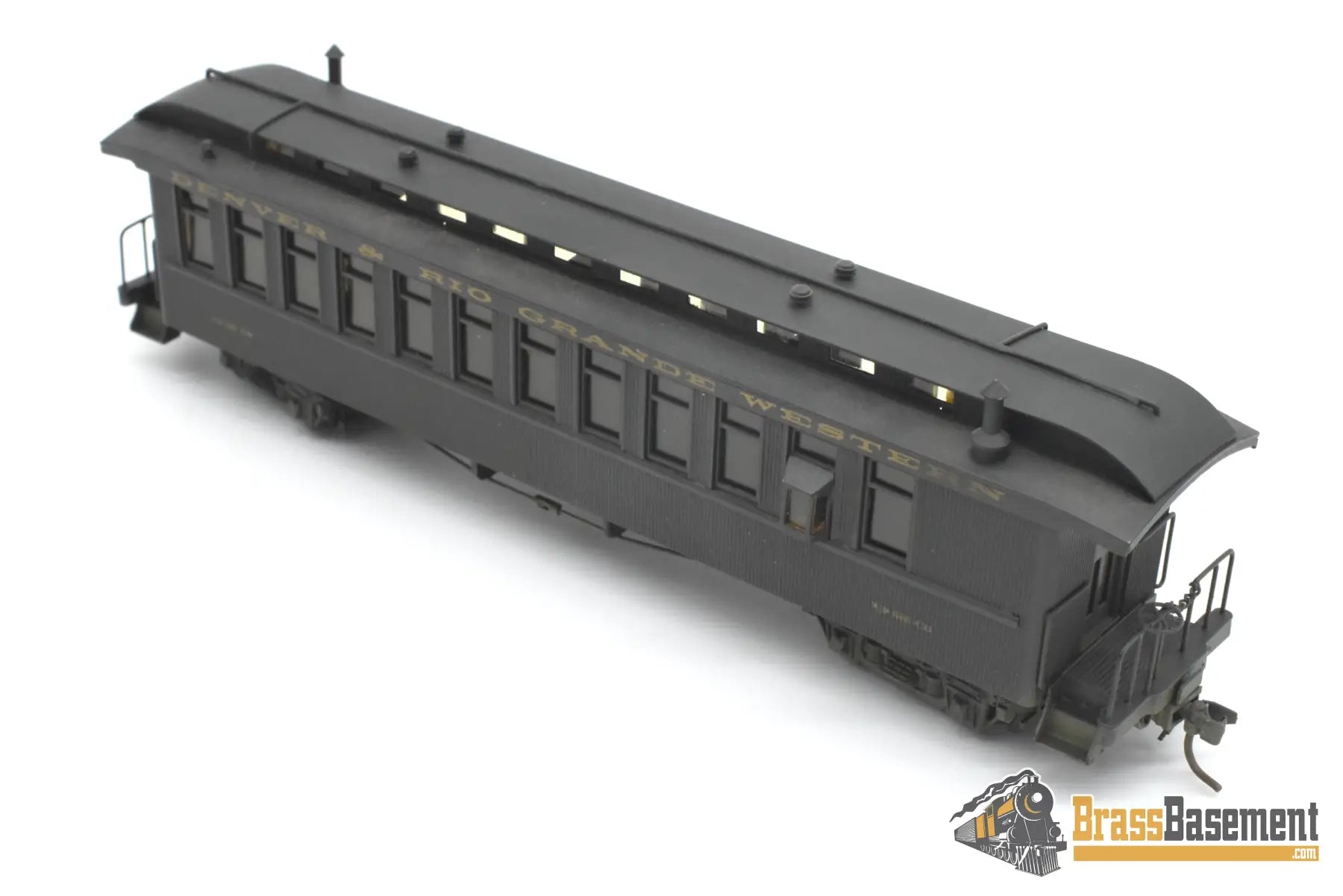 HOn3 Brass - Soho 0909 DRGW Rio Grande #320 Coach w/ Bay Windows - Painted Passenger