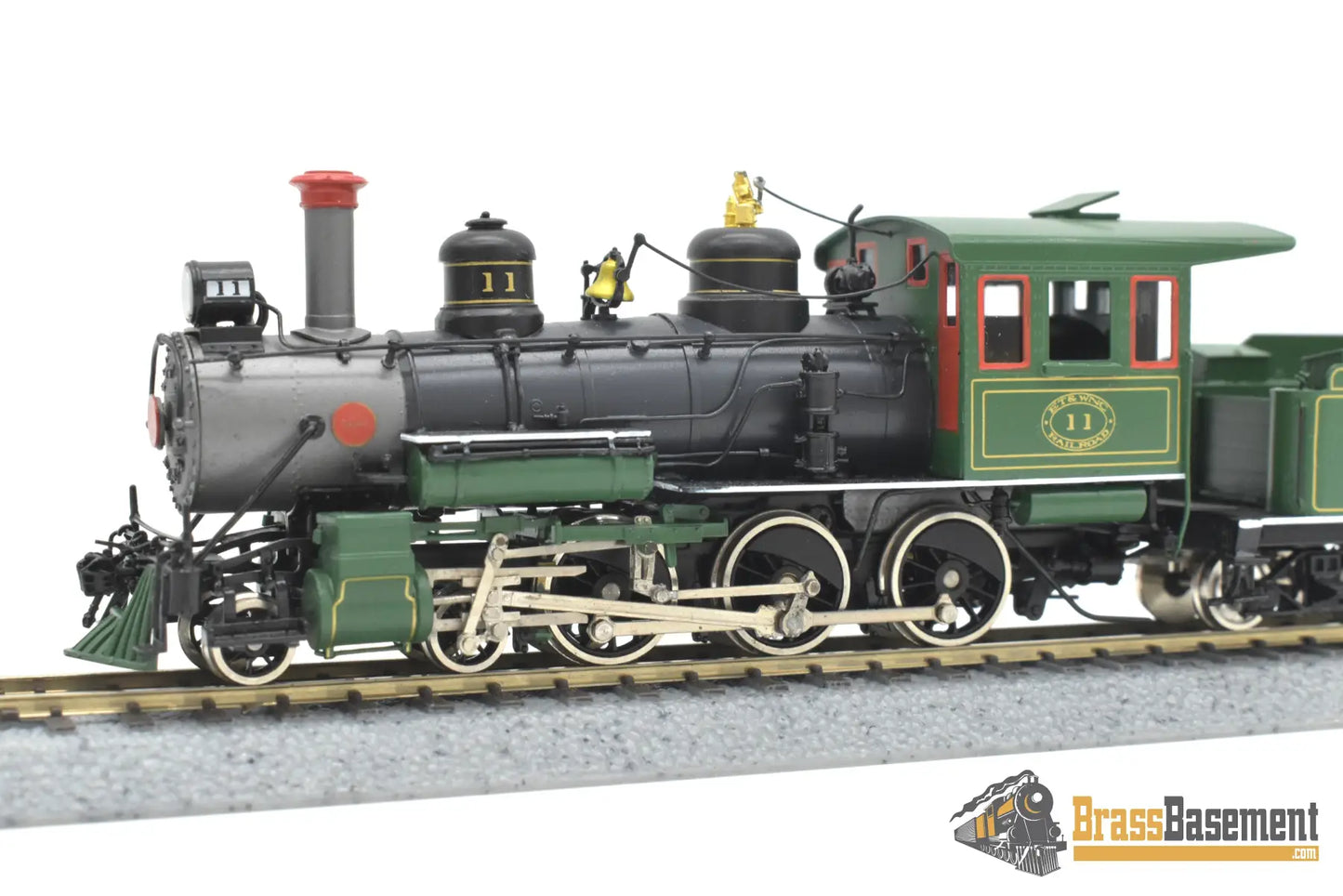 HOn3 Brass - Train & Trooper ET&WNC Tweetsie 4-6-0 #11 - 30’s - F/P East Tennessee & Western North Carolina Steam