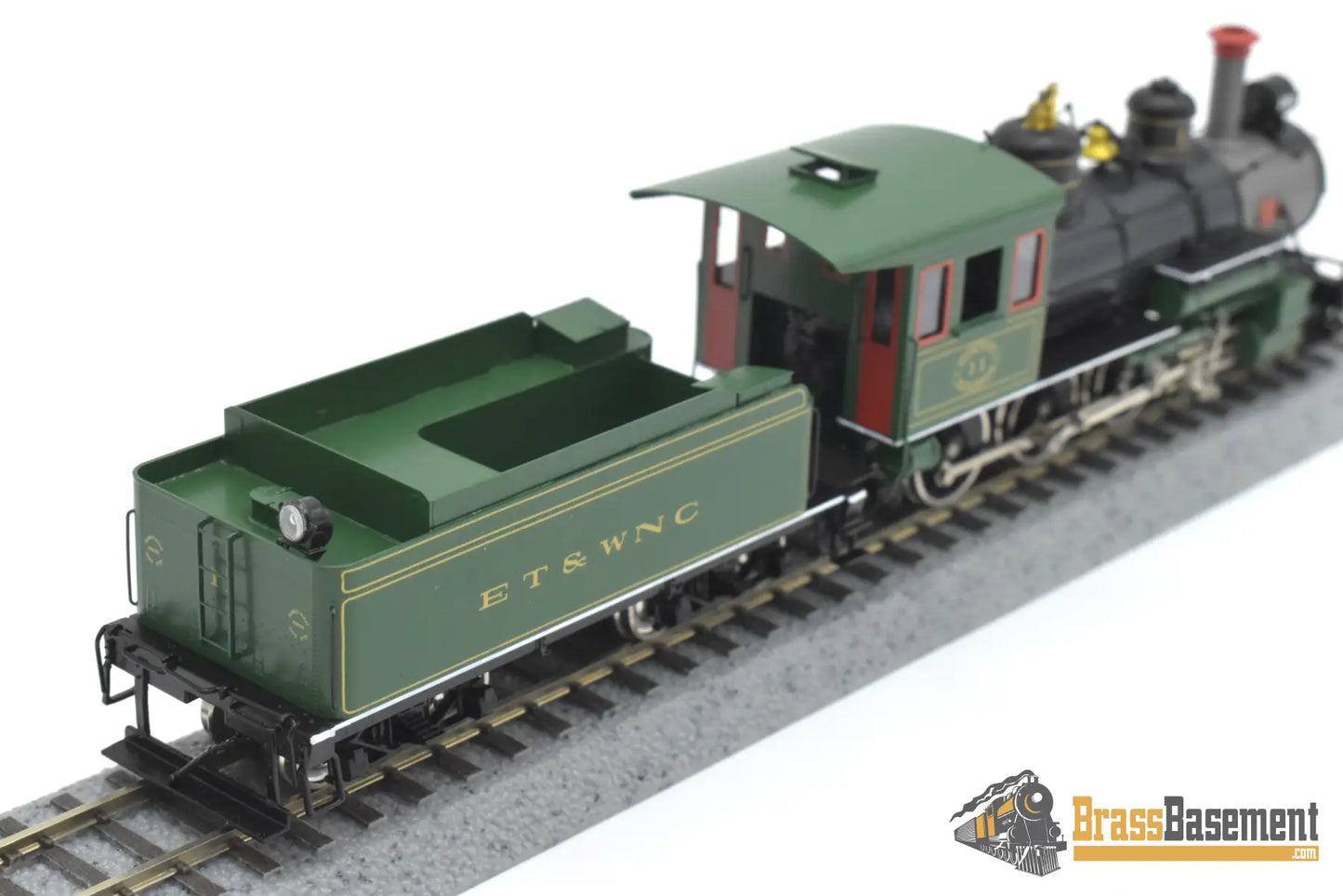 HOn3 Brass - Train & Trooper ET&WNC Tweetsie 4-6-0 #11 - 30’s - F/P East Tennessee & Western North Carolina Steam