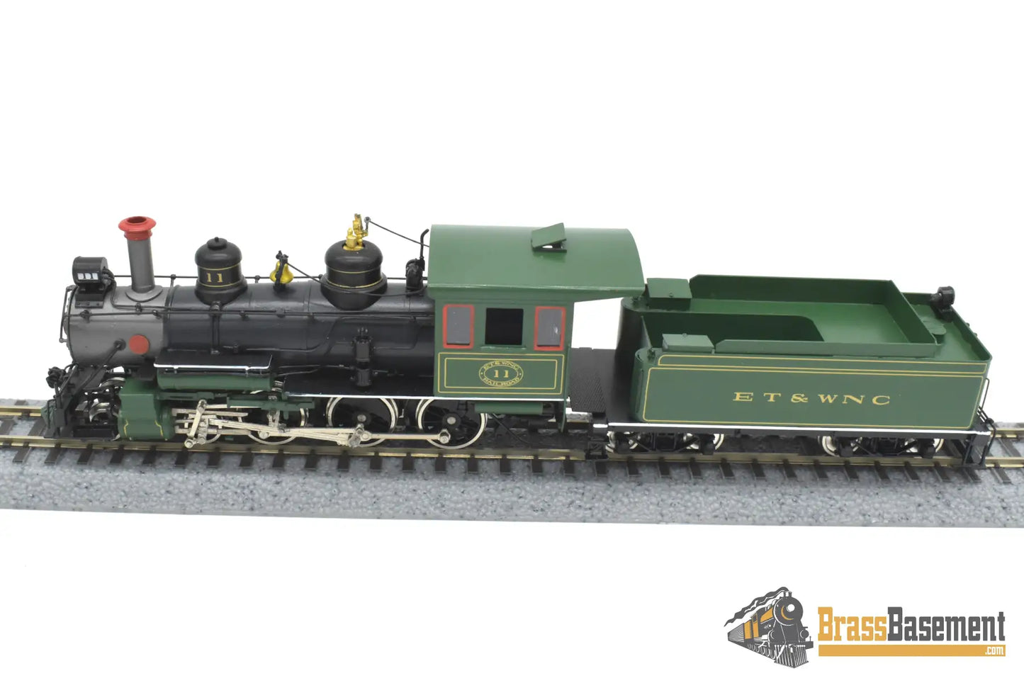 HOn3 Brass - Train & Trooper ET&WNC Tweetsie 4-6-0 #11 - 30’s - F/P East Tennessee & Western North Carolina Steam