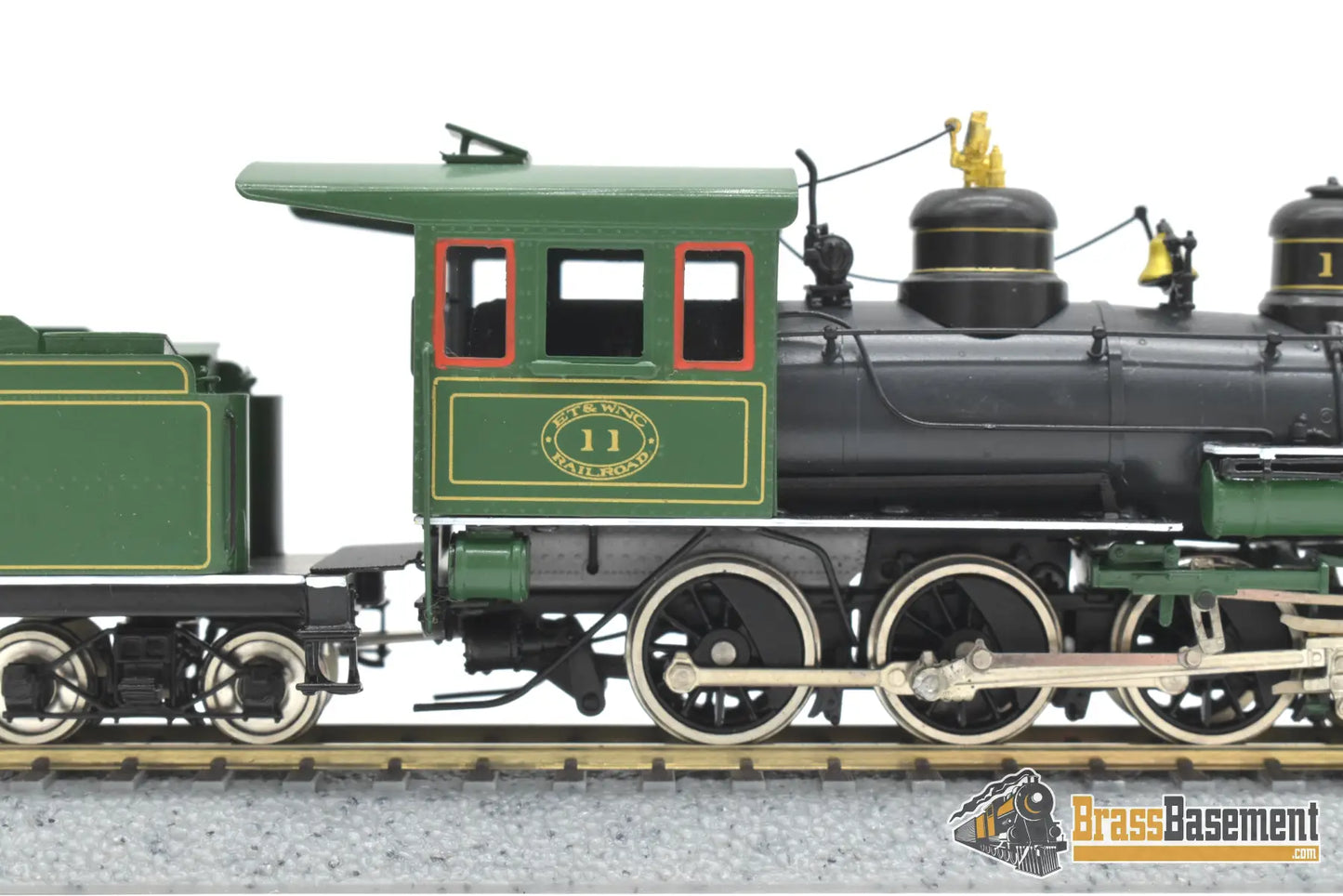 HOn3 Brass - Train & Trooper ET&WNC Tweetsie 4-6-0 #11 - 30’s - F/P East Tennessee & Western North Carolina Steam
