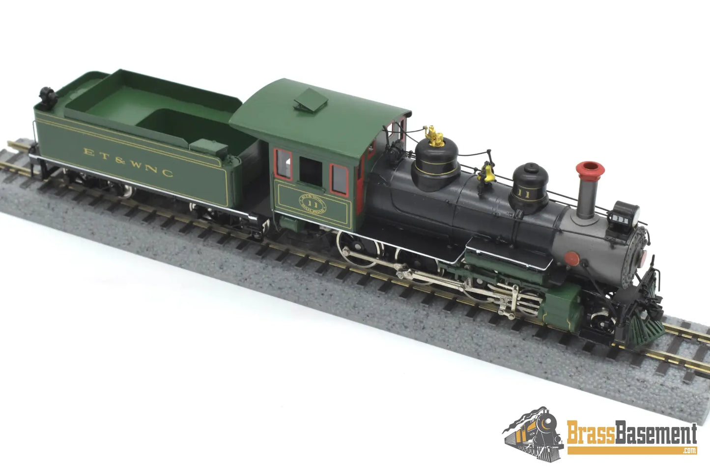 HOn3 Brass - Train & Trooper ET&WNC Tweetsie 4-6-0 #11 - 30’s - F/P East Tennessee & Western North Carolina Steam