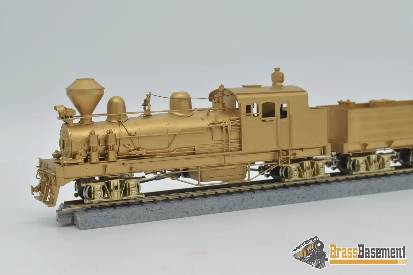 Hon3 Brass - Wmc Hassinger Lumber 4 Truck ‘Super’ Shay Mint Steam