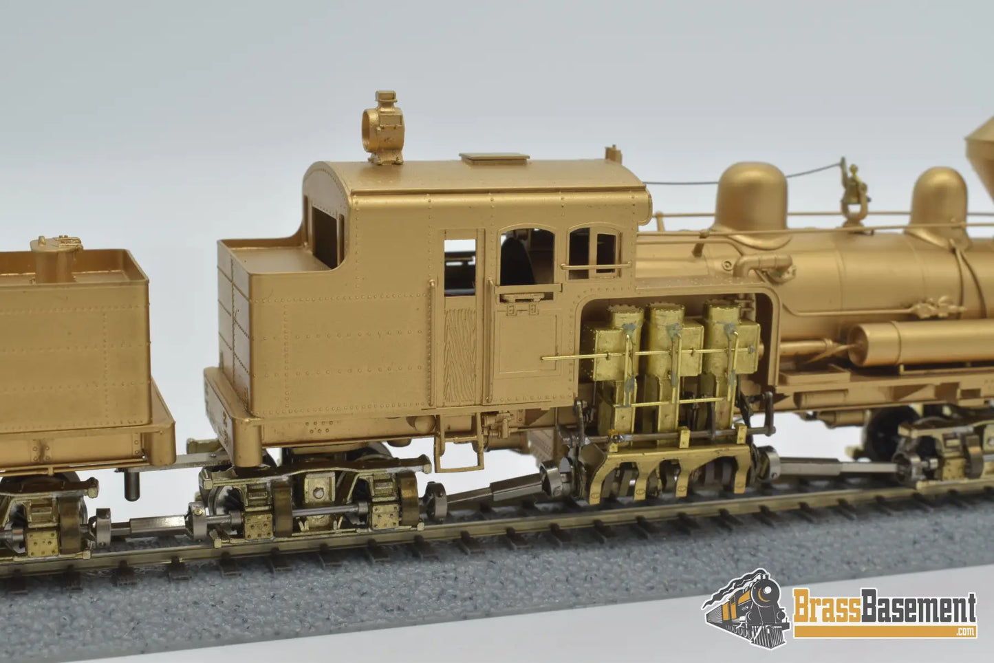 Hon3 Brass - Wmc Hassinger Lumber 4 Truck ‘Super’ Shay Mint Steam