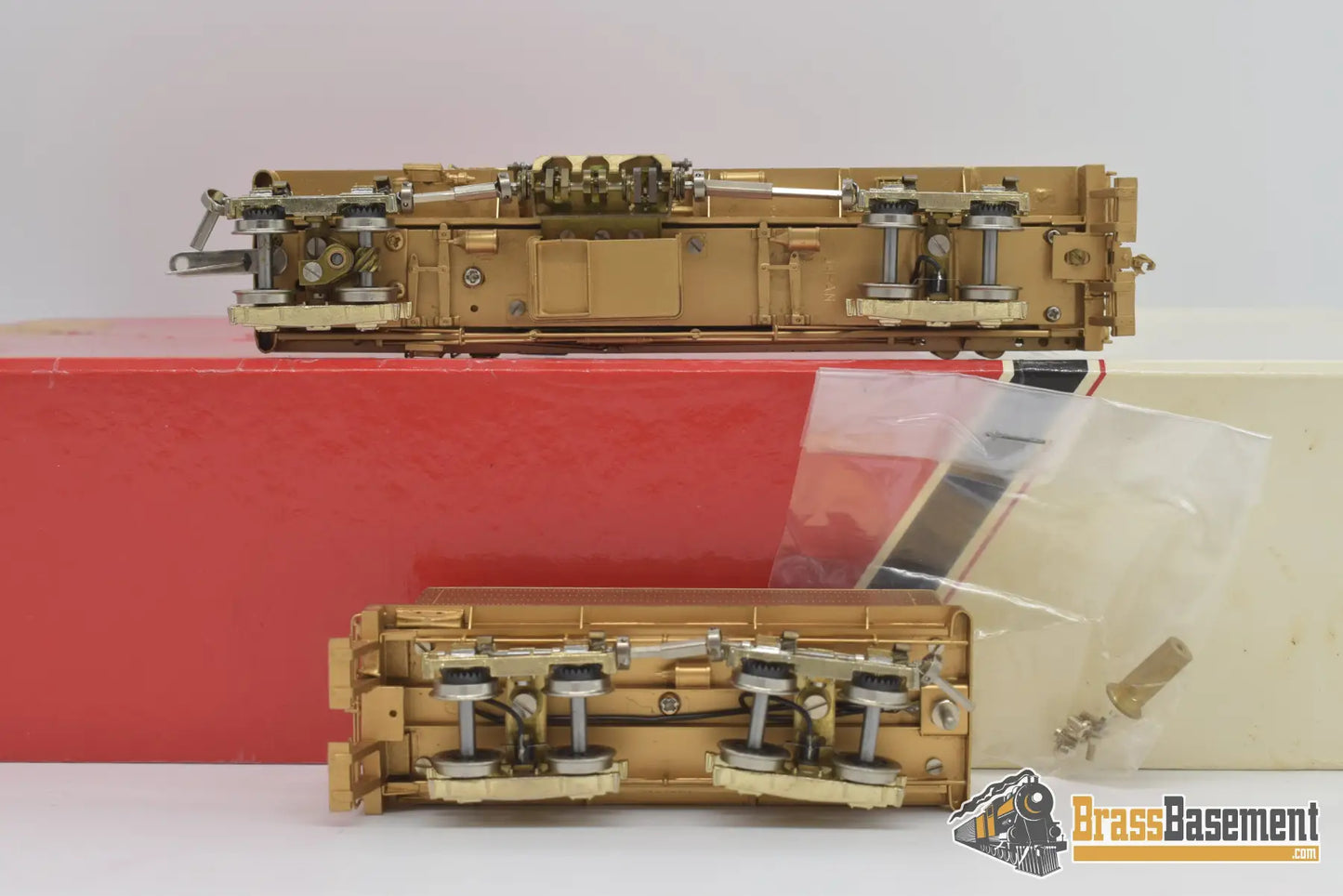 Hon3 Brass - Wmc Hassinger Lumber 4 Truck ‘Super’ Shay Mint Steam