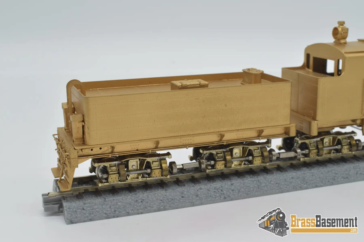 Hon3 Brass - Wmc Hassinger Lumber 4 Truck ‘Super’ Shay Mint Steam