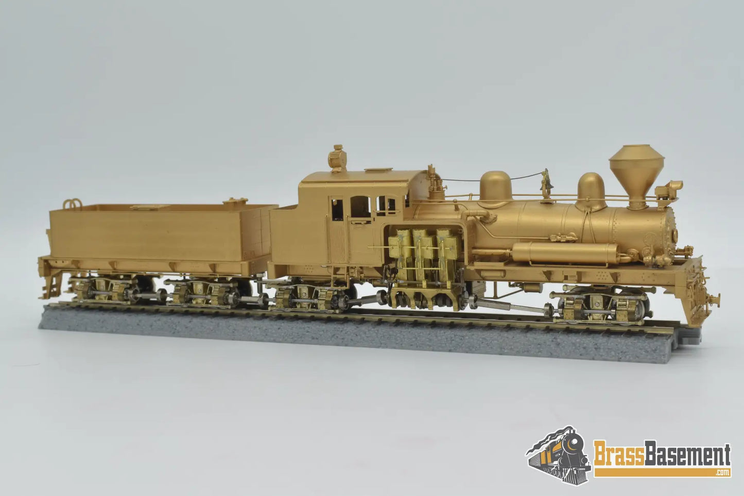Hon3 Brass - Wmc Hassinger Lumber 4 Truck ‘Super’ Shay Mint Steam