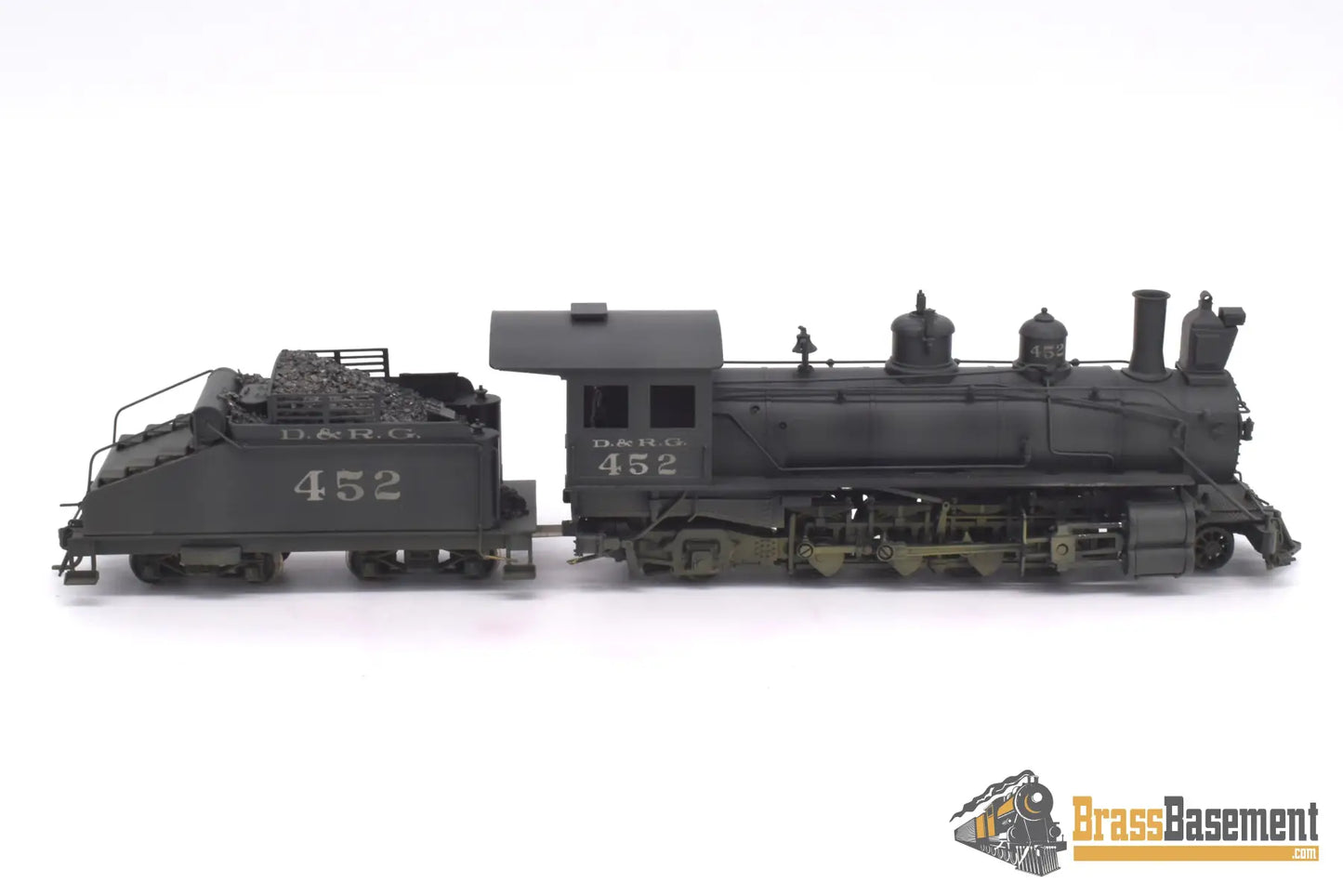 Hon3 Brass - Wmc Westside D&Rg Rio Grande Vauclain Compound K - 27 2 - 8 - 2 #452 Mud Hen Nice