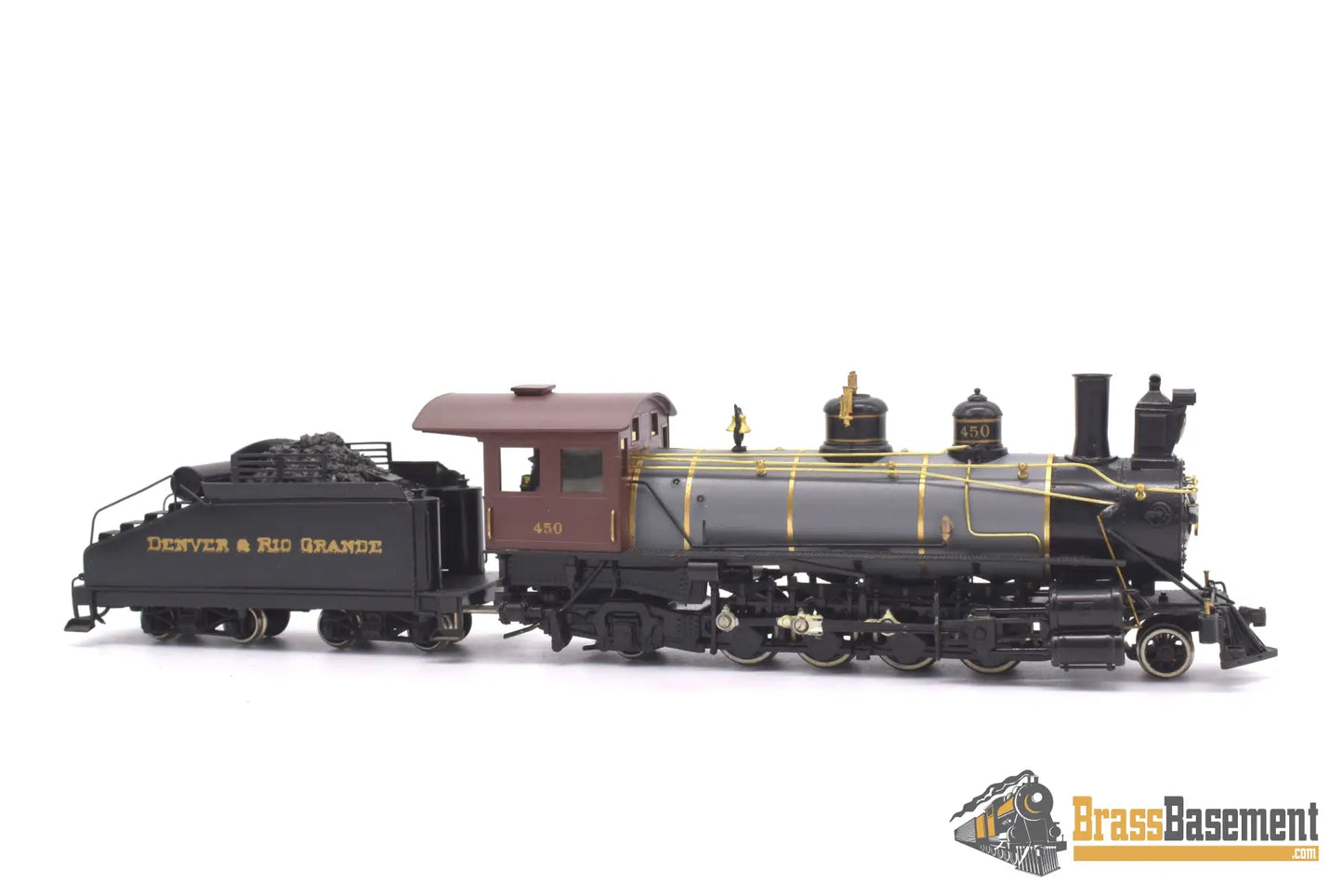 Hon3 Brass - Wmc Westside D&Rg Rio Grande Vauclain Compound K - 27 2 - 8 - 2 Mud Hen Pro Custom