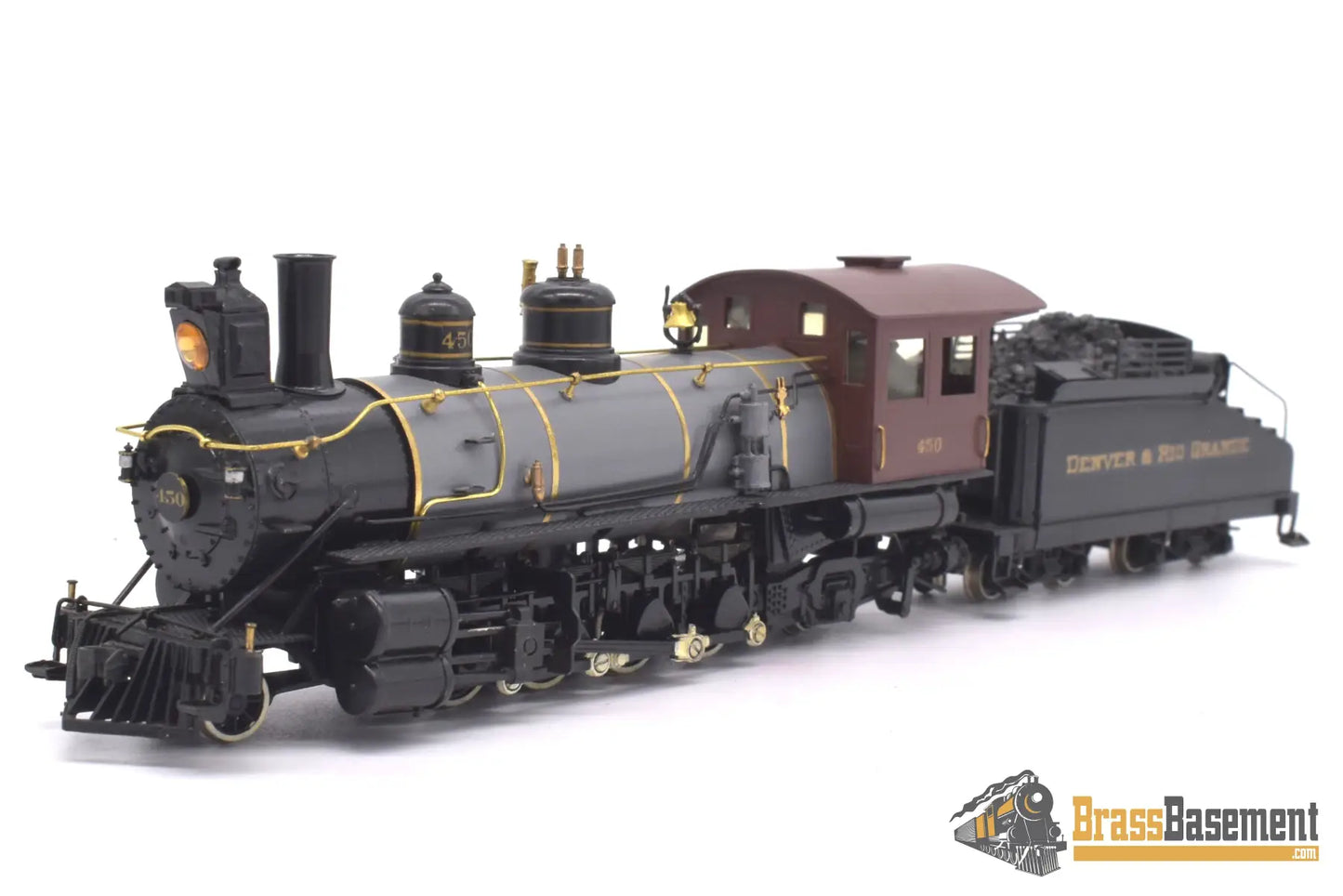 Hon3 Brass - Wmc Westside D&Rg Rio Grande Vauclain Compound K - 27 2 - 8 - 2 Mud Hen Pro Custom
