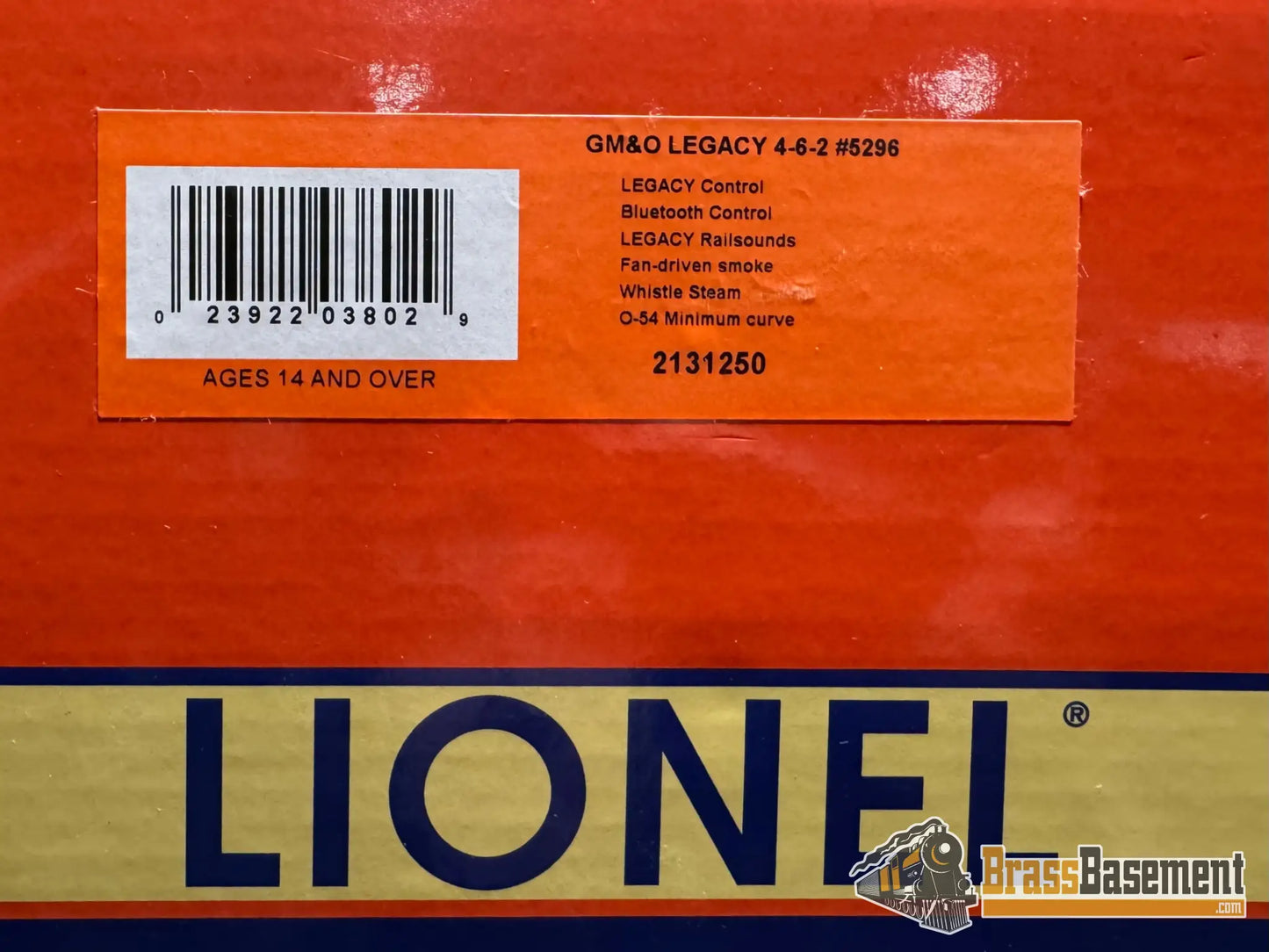 Lionel 2131250 O Gauge GM&O LEGACY USRA Pacific 4-6-2 #5296 - Legacy Sounds