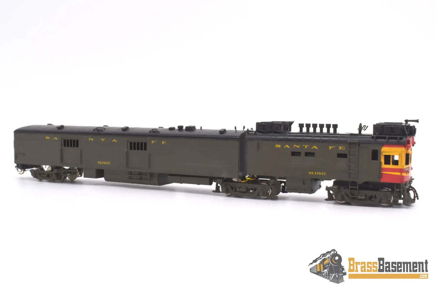 N Brass - Hallmark M - 190 Motor Car Articulated Doodlebug F/P Samhongsa + Bonus Passenger Diesel