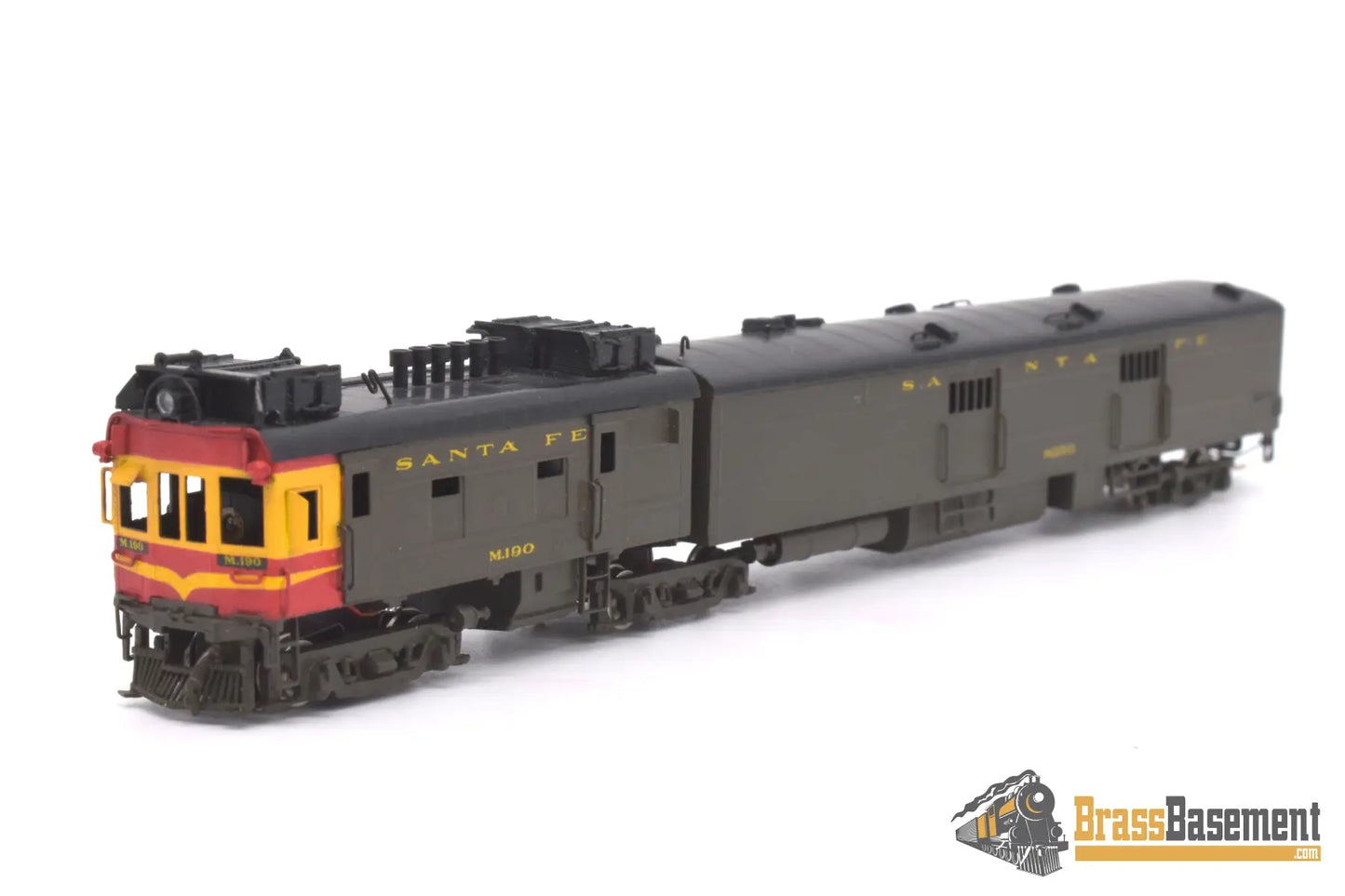 N Brass - Hallmark M - 190 Motor Car Articulated Doodlebug F/P Samhongsa + Bonus Passenger Diesel
