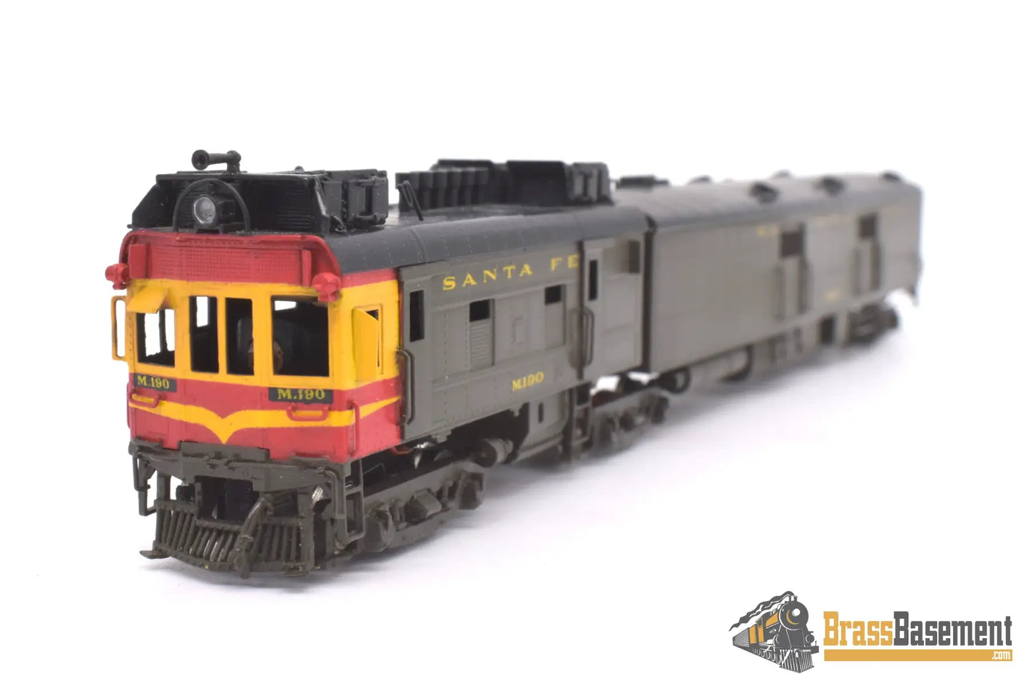 N Brass - Hallmark M - 190 Motor Car Articulated Doodlebug F/P Samhongsa + Bonus Passenger Diesel