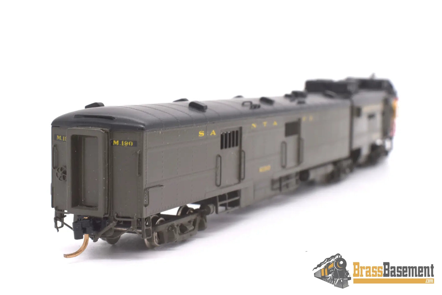 N Brass - Hallmark M - 190 Motor Car Articulated Doodlebug F/P Samhongsa + Bonus Passenger Diesel