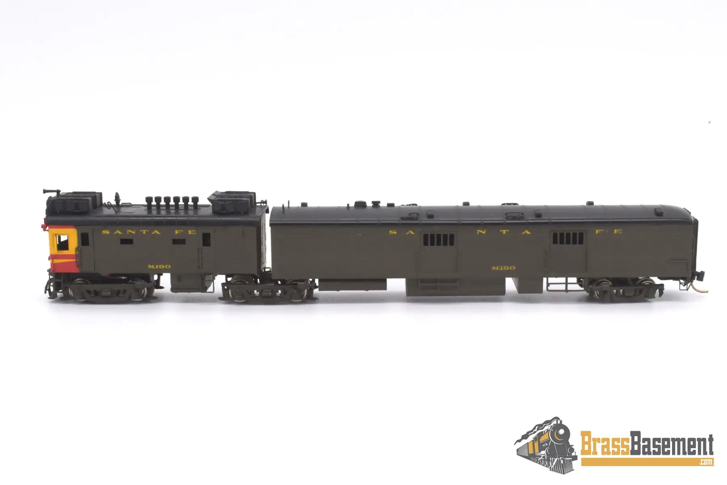 N Brass - Hallmark M - 190 Motor Car Articulated Doodlebug F/P Samhongsa + Bonus Passenger Diesel