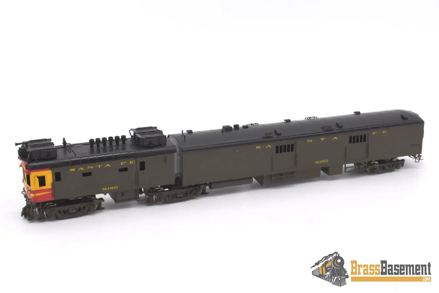 N Brass - Hallmark M - 190 Motor Car Articulated Doodlebug F/P Samhongsa + Bonus Passenger Diesel