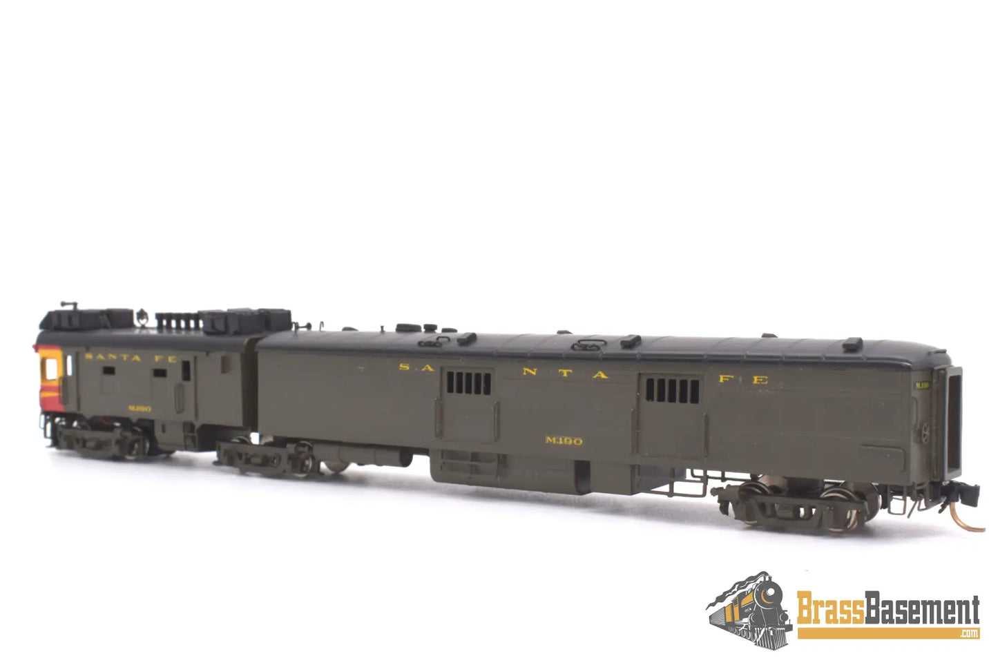 N Brass - Hallmark M - 190 Motor Car Articulated Doodlebug F/P Samhongsa + Bonus Passenger Diesel