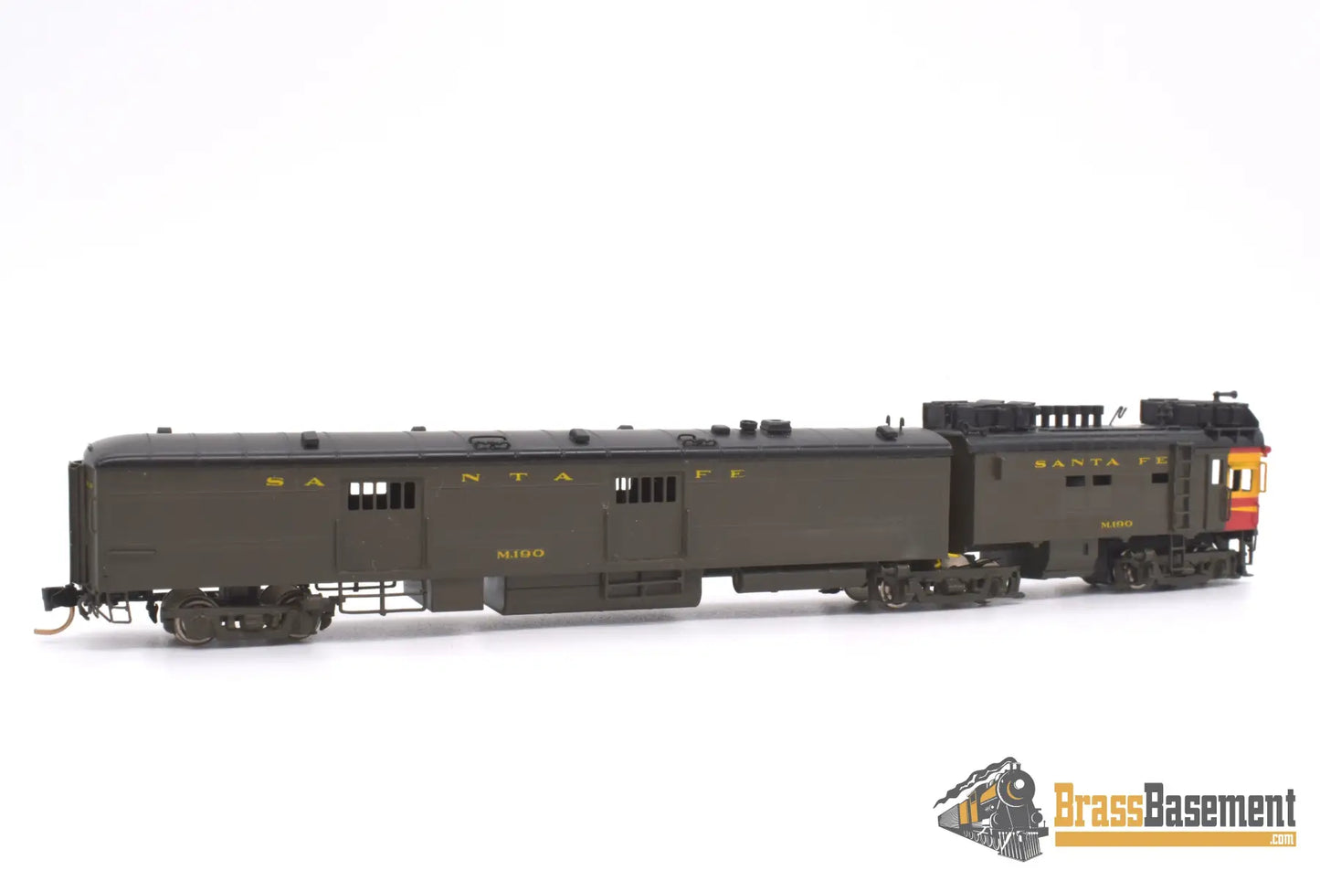 N Brass - Hallmark M - 190 Motor Car Articulated Doodlebug F/P Samhongsa + Bonus Passenger Diesel