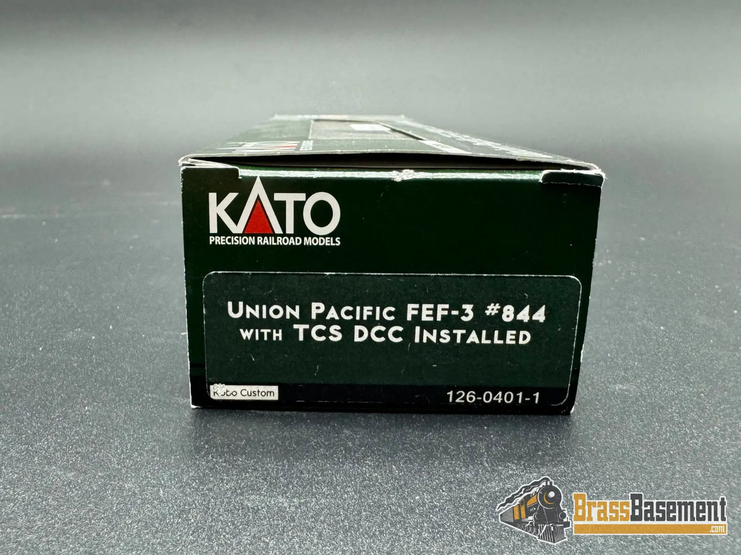 N Scale - Kato 126-0401-1 - Union Pacific UP FEF-3 4-8-4 #844 - MINT - TCS DCC Steam