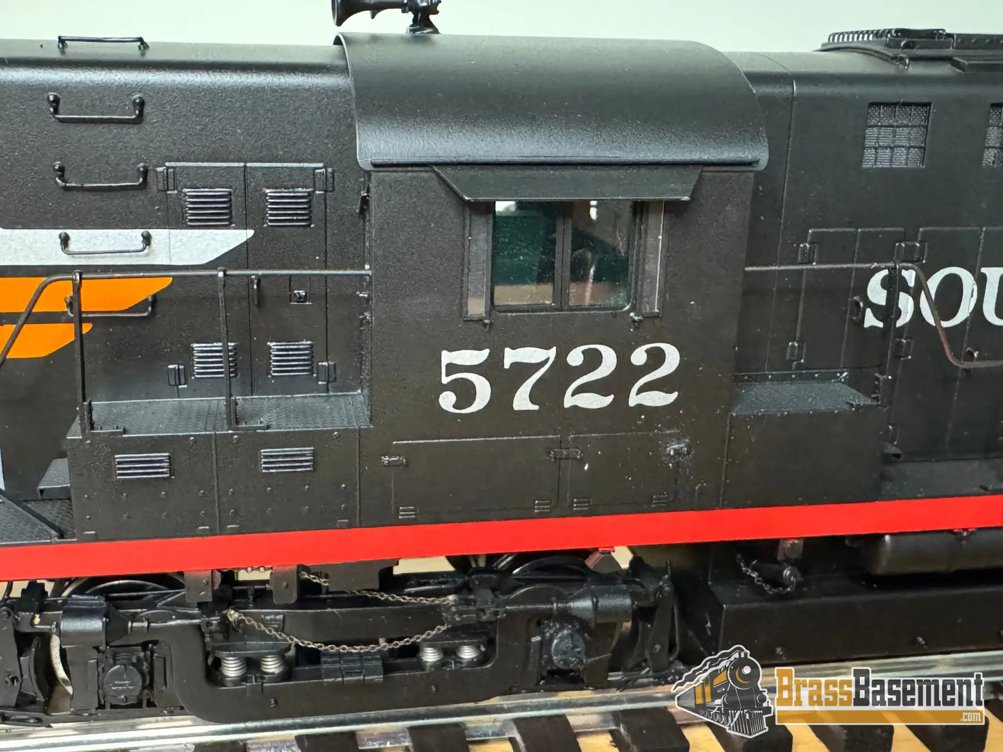 O Brass - Car & Locomotive Works Alco Rs-11 Southern Pacific Black Widow Dcc Sound Passenger