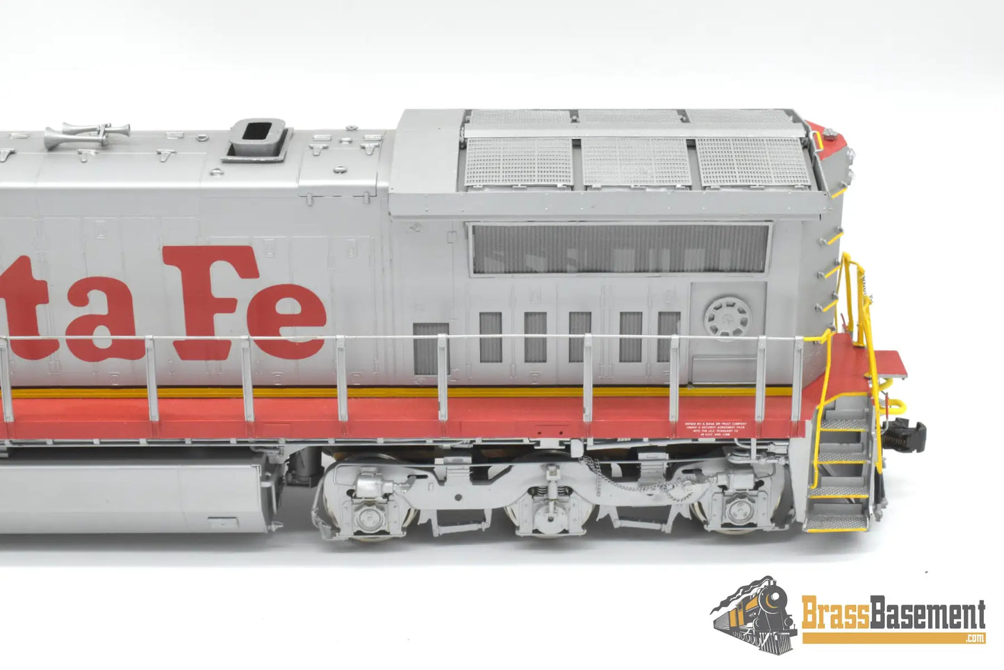 O Brass - OMI 0455.1 Santa Fe ATSF C40-8W #825 - F/P No Box - Damaged Diesel