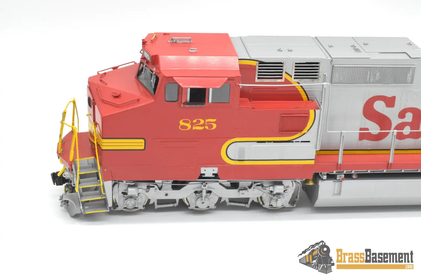 O Brass - OMI 0455.1 Santa Fe ATSF C40-8W #825 - F/P No Box - Damaged Diesel