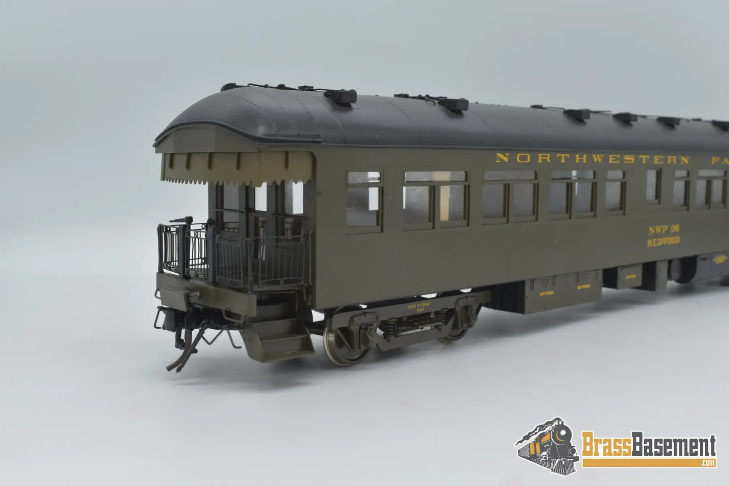 O Brass - Psc 15801 Northwestern Pacific “Redwood” Harriman 60’ Business Car F/P Passenger