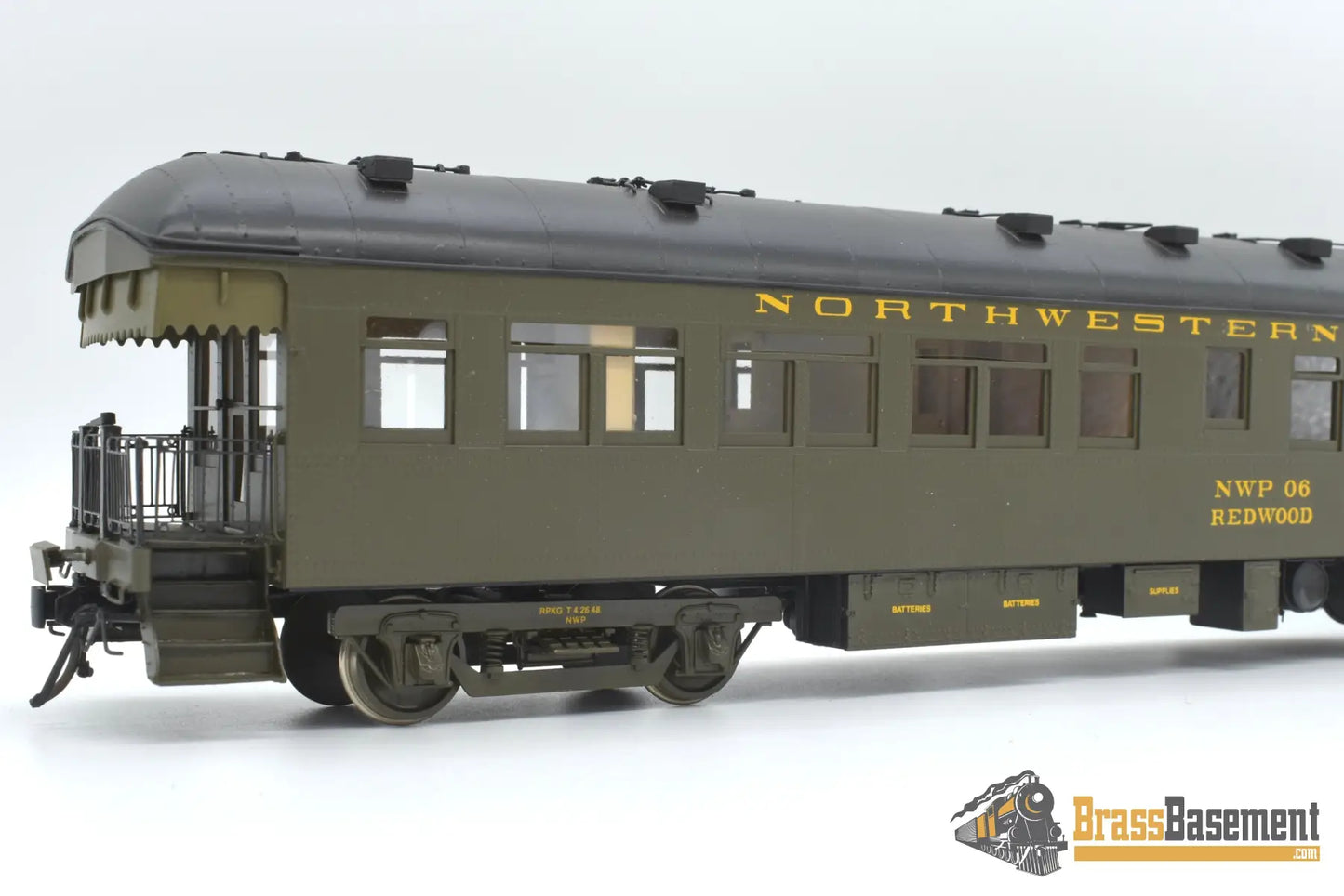 O Brass - Psc 15801 Northwestern Pacific “Redwood” Harriman 60’ Business Car F/P Passenger