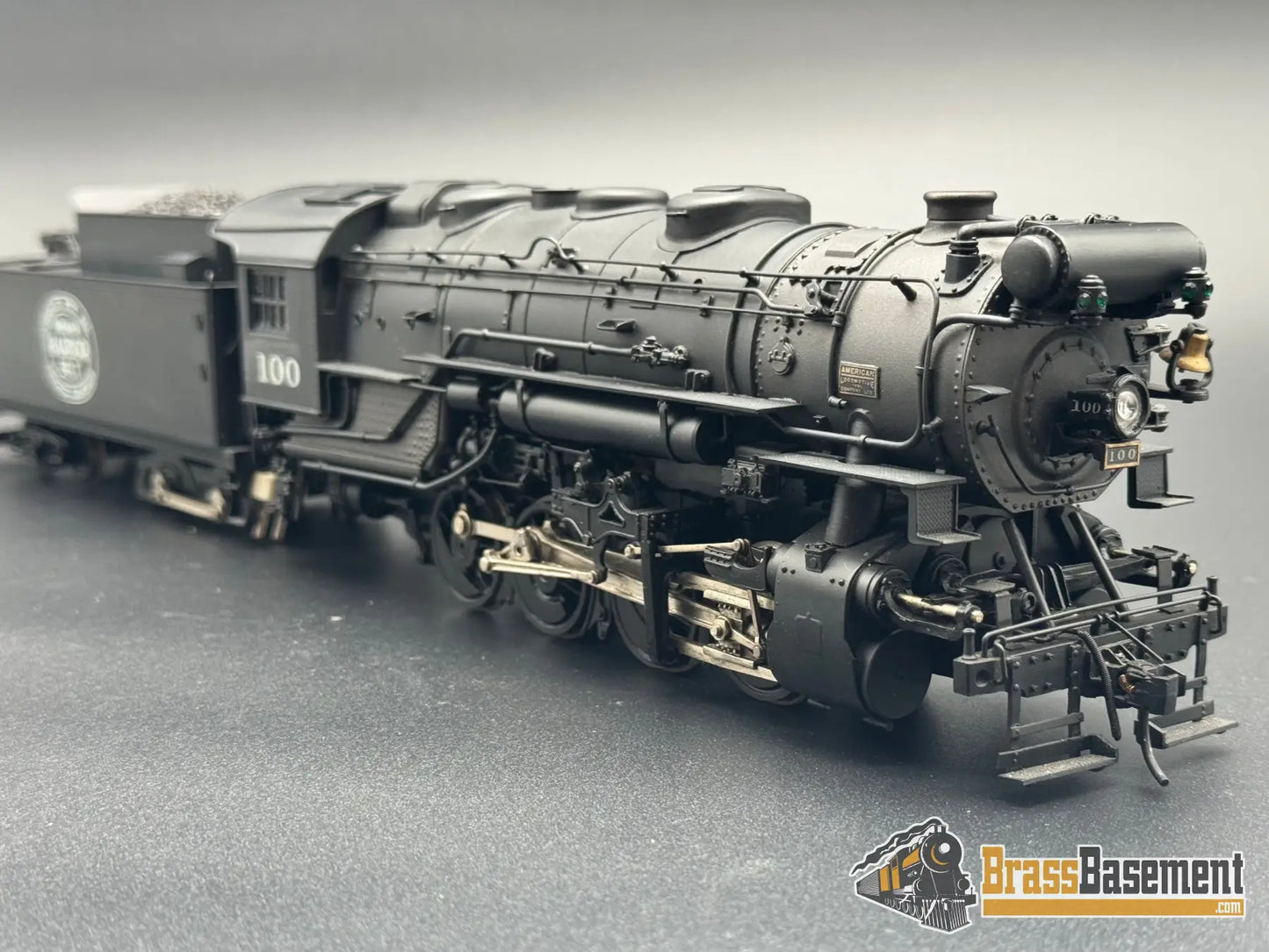 O Brass - US Hobbies Indiana Harbor Belt IHB 0-8-0 3 Cylinder Super Switcher! - Pro Paint Steam