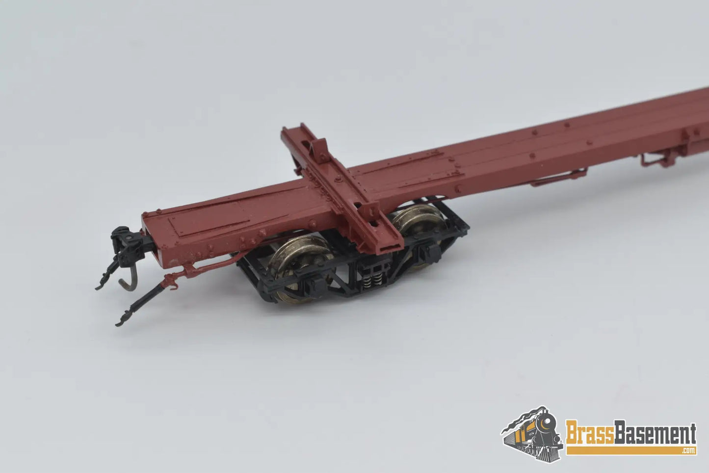 On3 Brass - Bts Skeleton Log Car Type 1 F/P Brown Freight