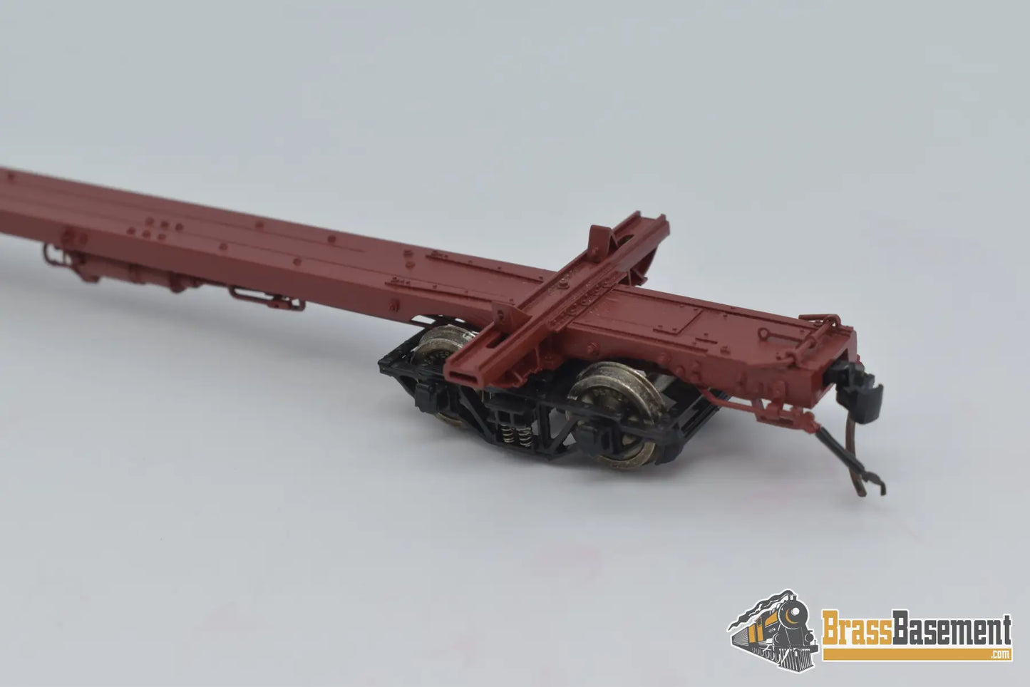 On3 Brass - Bts Skeleton Log Car Type 1 F/P Brown Freight