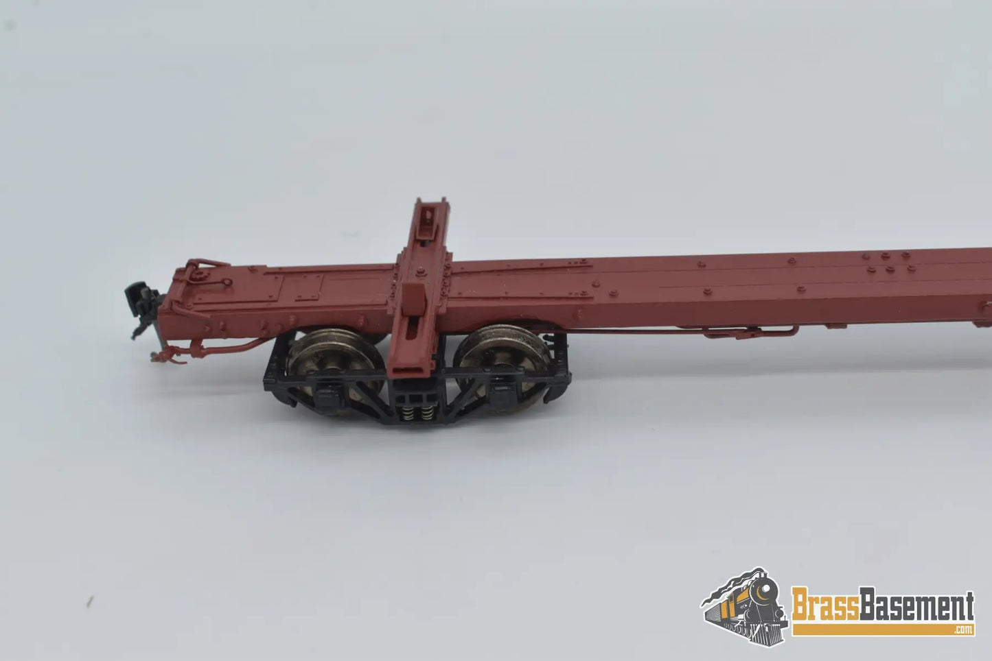 On3 Brass - Bts Skeleton Log Car Type 1 F/P Brown Freight