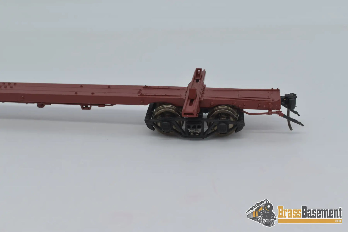 On3 Brass - Bts Skeleton Log Car Type 1 F/P Brown Freight