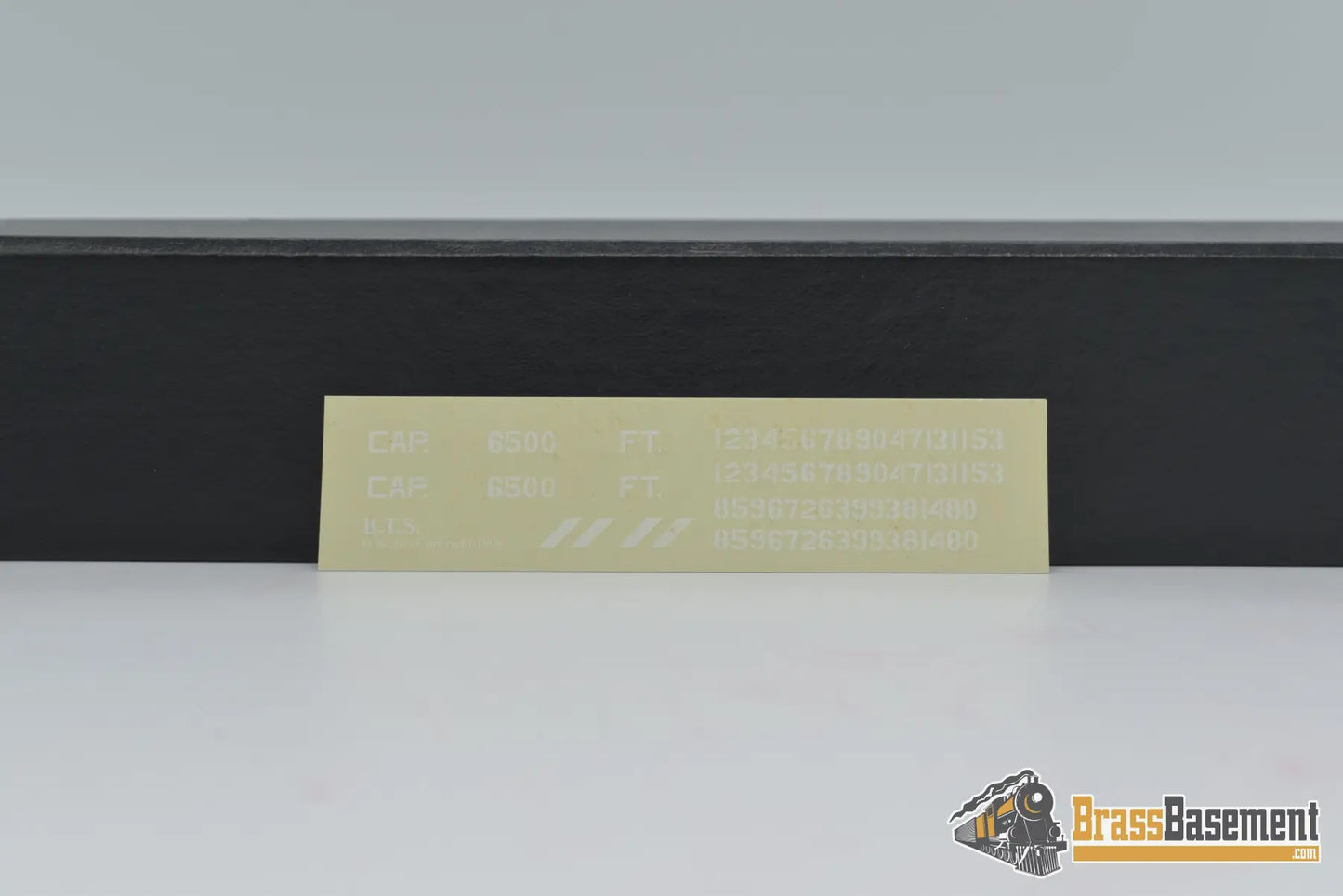 On3 Brass - Bts Skeleton Log Car Type 1 F/P Brown Freight