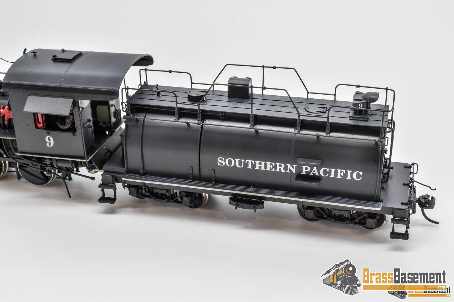 Sn3 Brass - Pbl Southern Pacific 4 - 6 - 0 #9 Foreground Model W/ Sound Steam