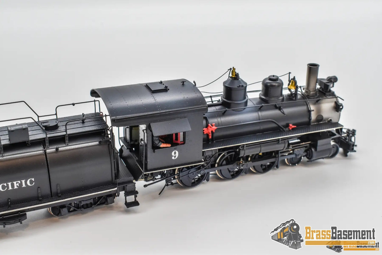 Sn3 Brass - Pbl Southern Pacific 4 - 6 - 0 #9 Foreground Model W/ Sound Steam