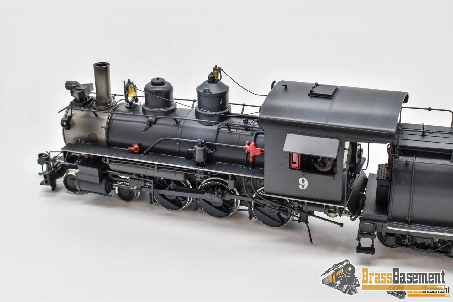 Sn3 Brass - Pbl Southern Pacific 4 - 6 - 0 #9 Foreground Model W/ Sound Steam