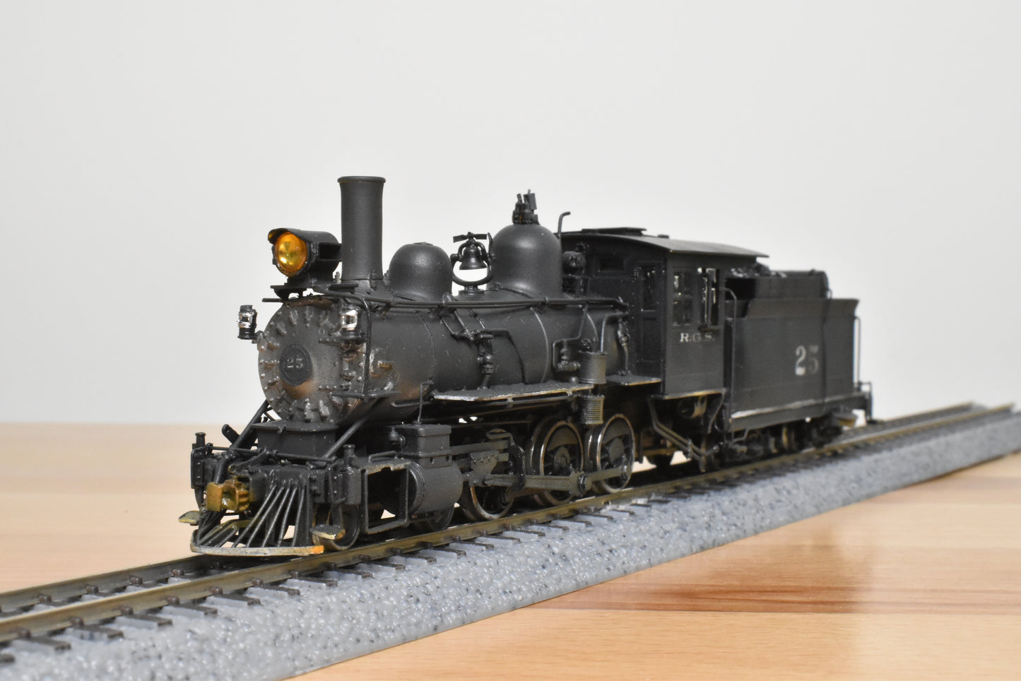 HOn3 Brass - PSC Rio Grande Southern RGS #25 4-6-0 - Custom Painted - Samhongsa
